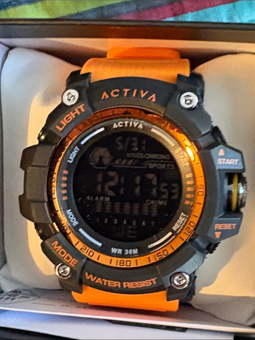 Activa x invicta orange, black water, resistant, digital brand new inbox